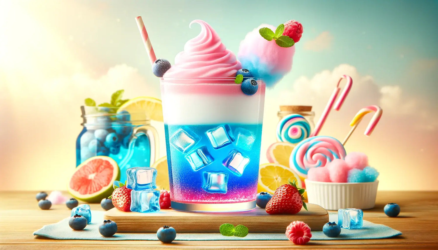 Cotton Candy, Cotton Candy Drink, Cotton Candy Drink Recipe, Cotton Candy Drink Mix