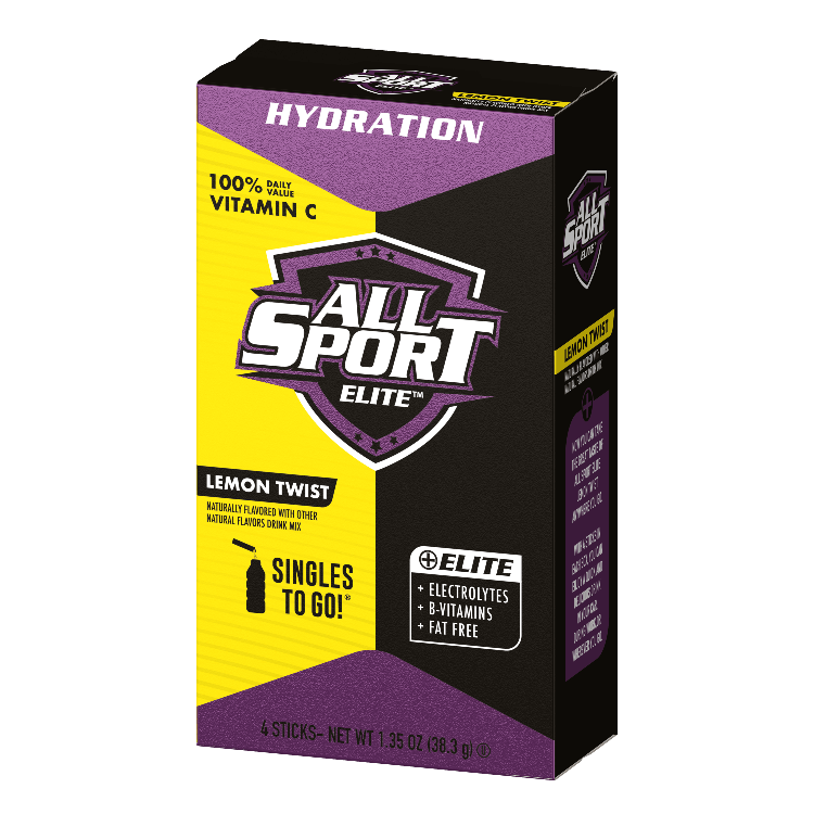 All Sport Elite Hydration Lemon Twist Singles, Lemon Twist, Lemon Twist Drink Mix