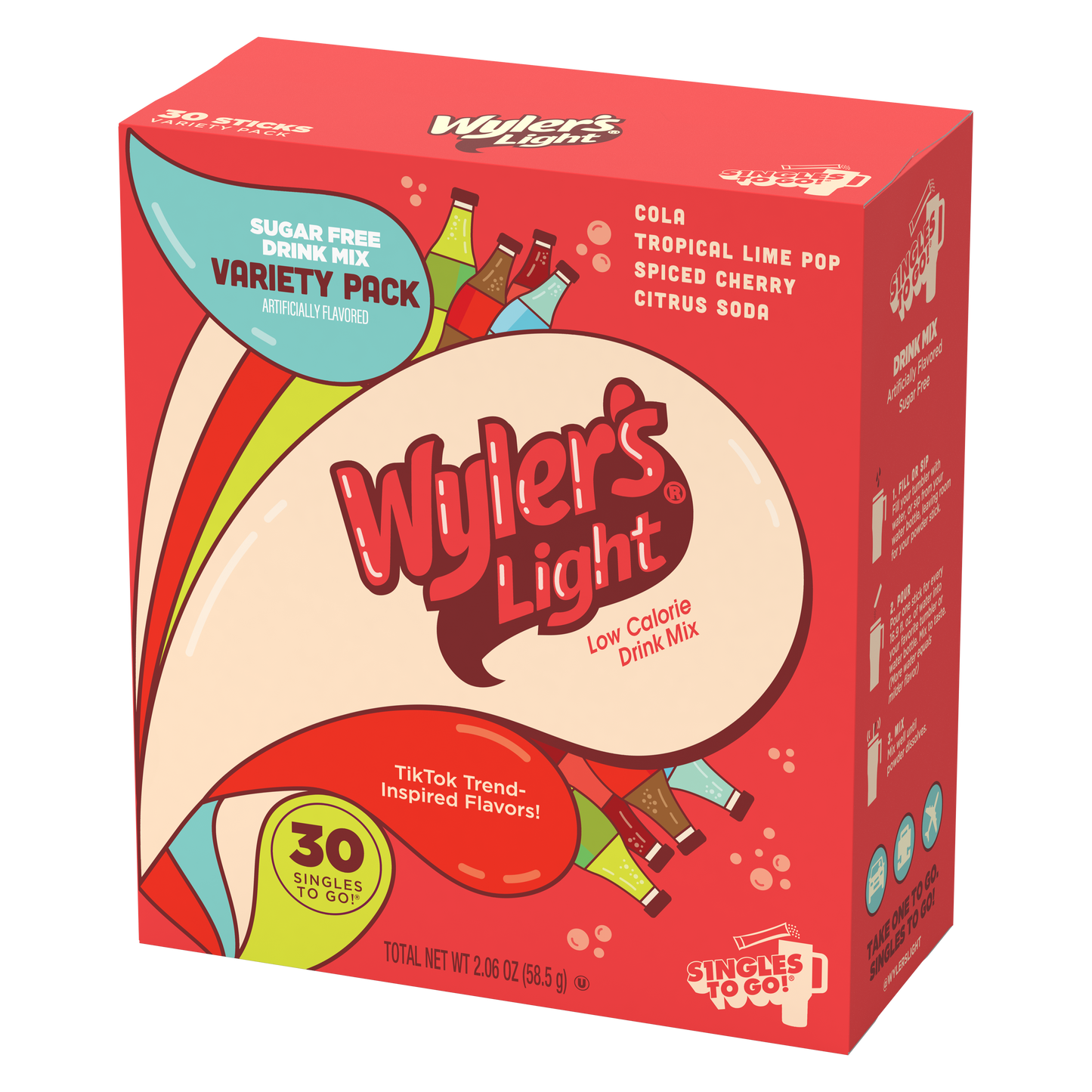 Wyler's Light Watertok Singles to Go