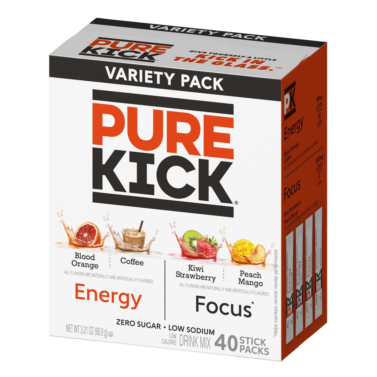 Pure Kick Energy & Hydration Singles To Go