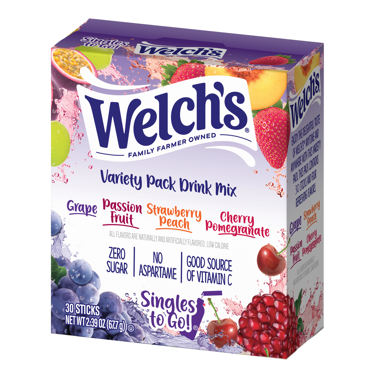 Welch’s Drink Mix Singles to Go Flavors