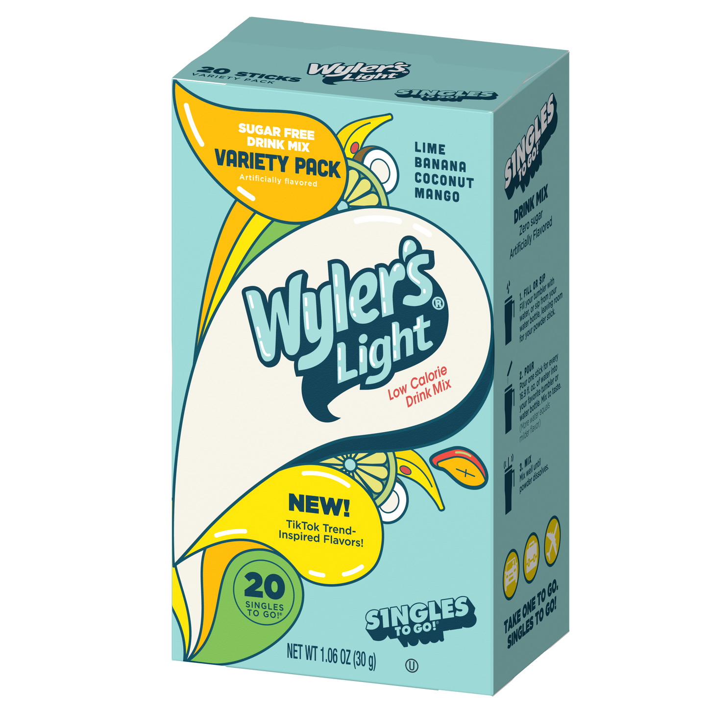 Wyler's Light Watertok Singles to Go