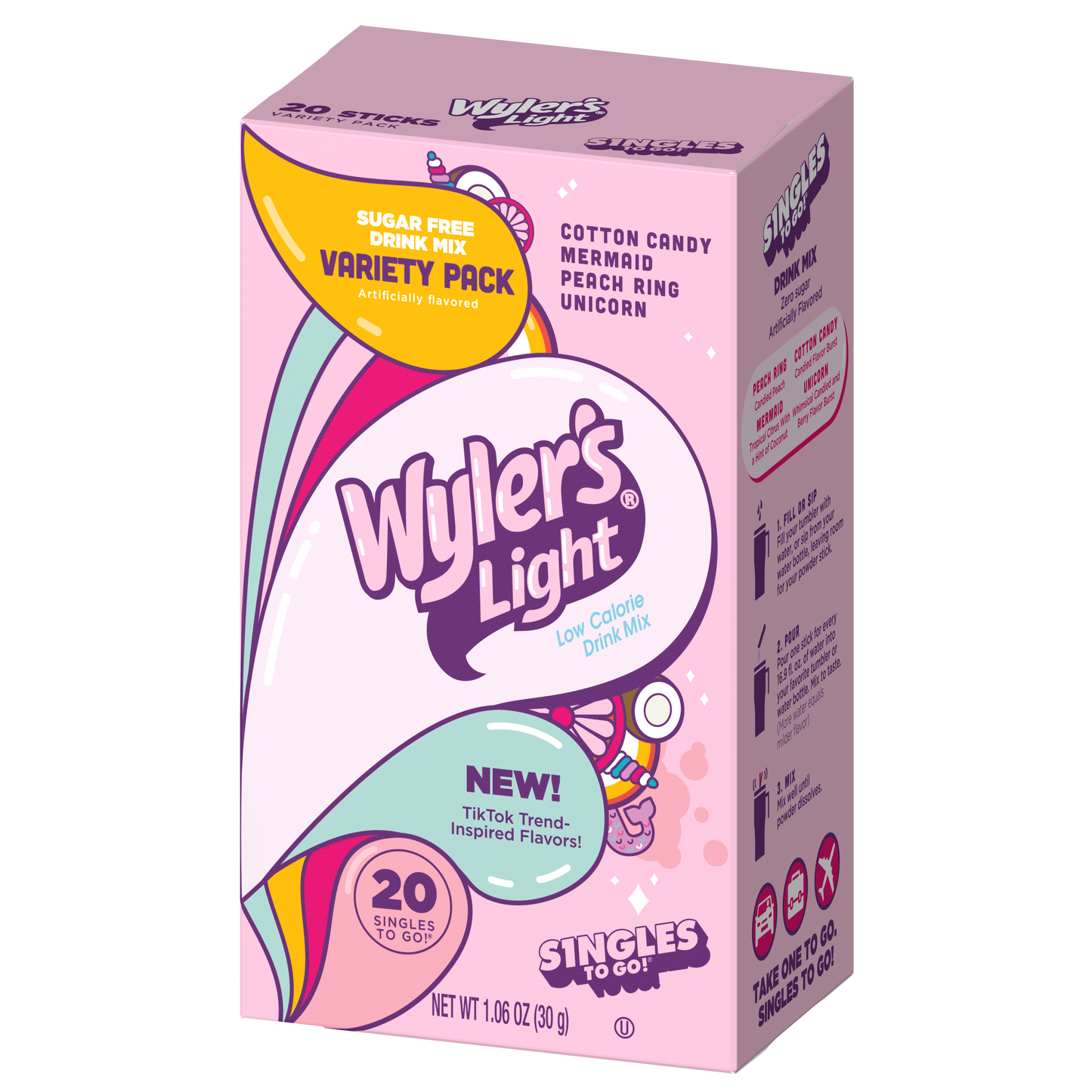 Wyler's Light Watertok Singles to Go