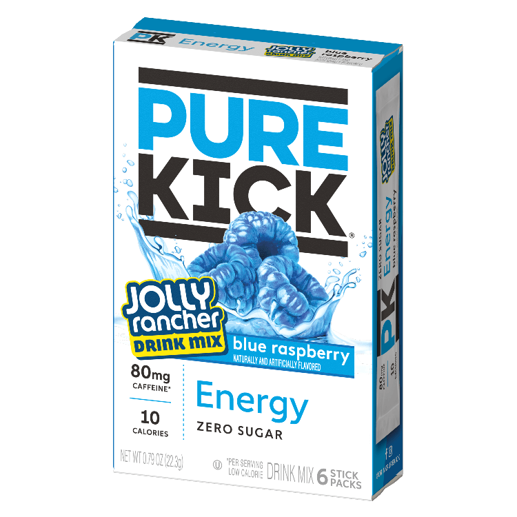 Pure Kick Jolly Rancher Blue Raspberry Powdered Drink Mix