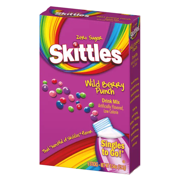 Skittles Wild Berry Punch, Skittles Wild Berry Punch Flavored Water, Wild Berry Flavored Water