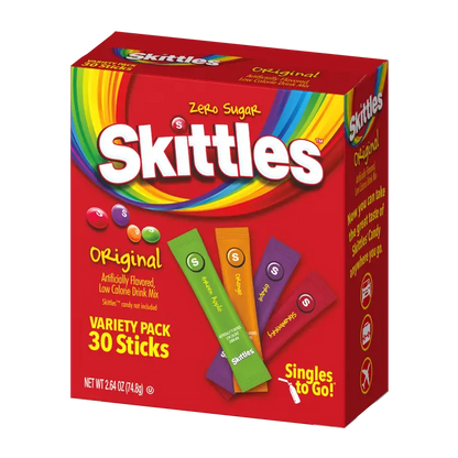Skittles - Singles To Go Skittles, Singles to Go Skittles, Skittles Drink Mix, Skittles Flavored Water, Skittles Drink Mix Packets