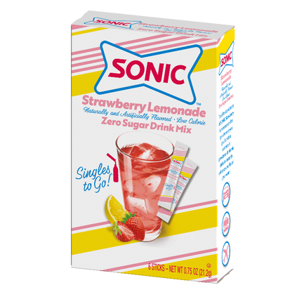 Sugar Free Strawberry Lemonade, Zero Sugar Strawberry Lemonade, Sonic, strawberry lemonade drink flavor, strawberry lemonade water flavoring, strawberry lemonade powdered beverage, Sonic strawberry lemonade