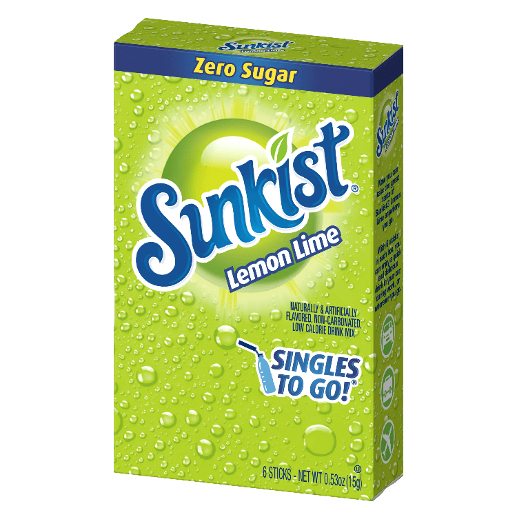 Sunkist lemon lime, lemon lime sunkist, sunkist lemon lime soda, lemon lime sunkist soda, lemon lime drink, sugar free lemon lime drink, lemon lime singles to go, lemon lime flavored water, lemon lime powdered drink mix, lemon lime flavor for water, lemon lime for water bottles