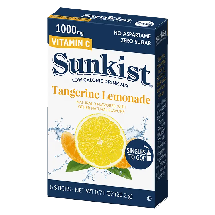 Sunkist Tangerine lemonade, tangerine lemonade drink mix, sugar free tangerine lemonade, tangerine lemonade powdered drink mix, tangerine lemonade drink mix, tangerine lemonade flavored water, tangerine lemonade flavor for water bottle