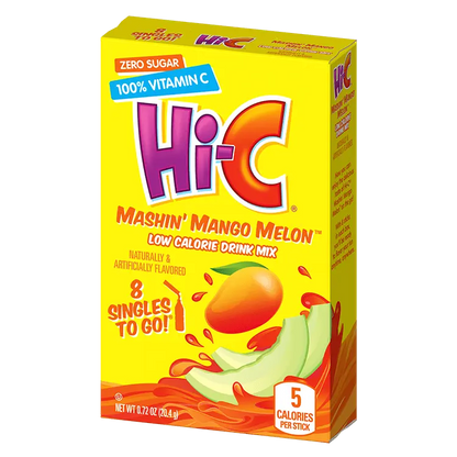 Hi-C Mashin' Mango Melon Singles To Go Powder Drink Mix