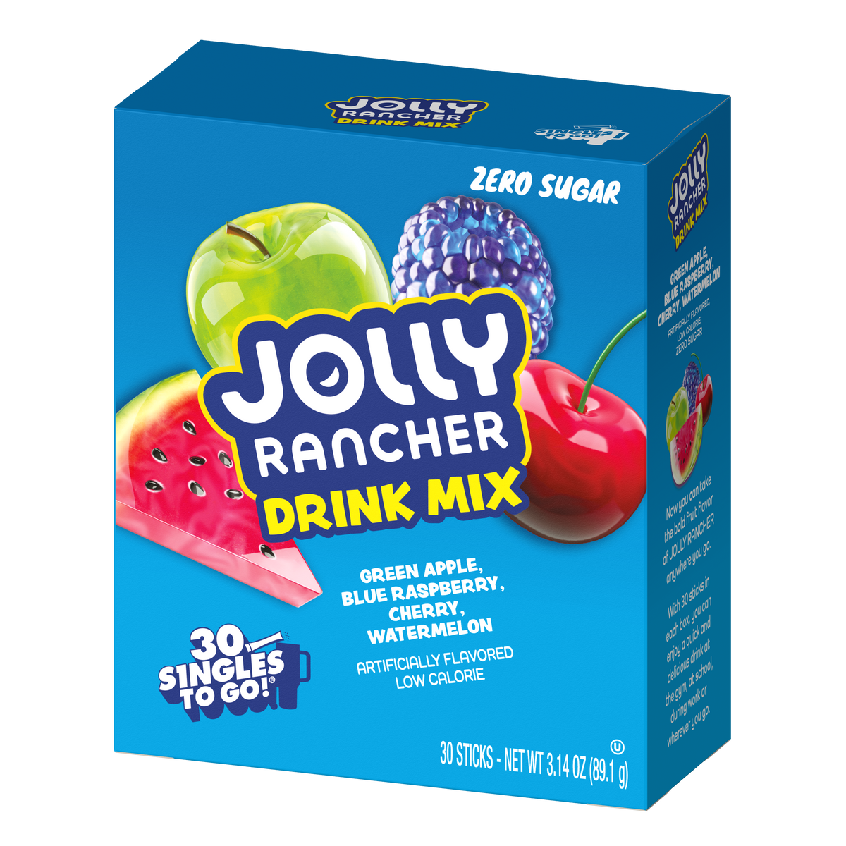 Jolly Rancher Singles To Go Sugar-Free Powdered Water Drink Mix