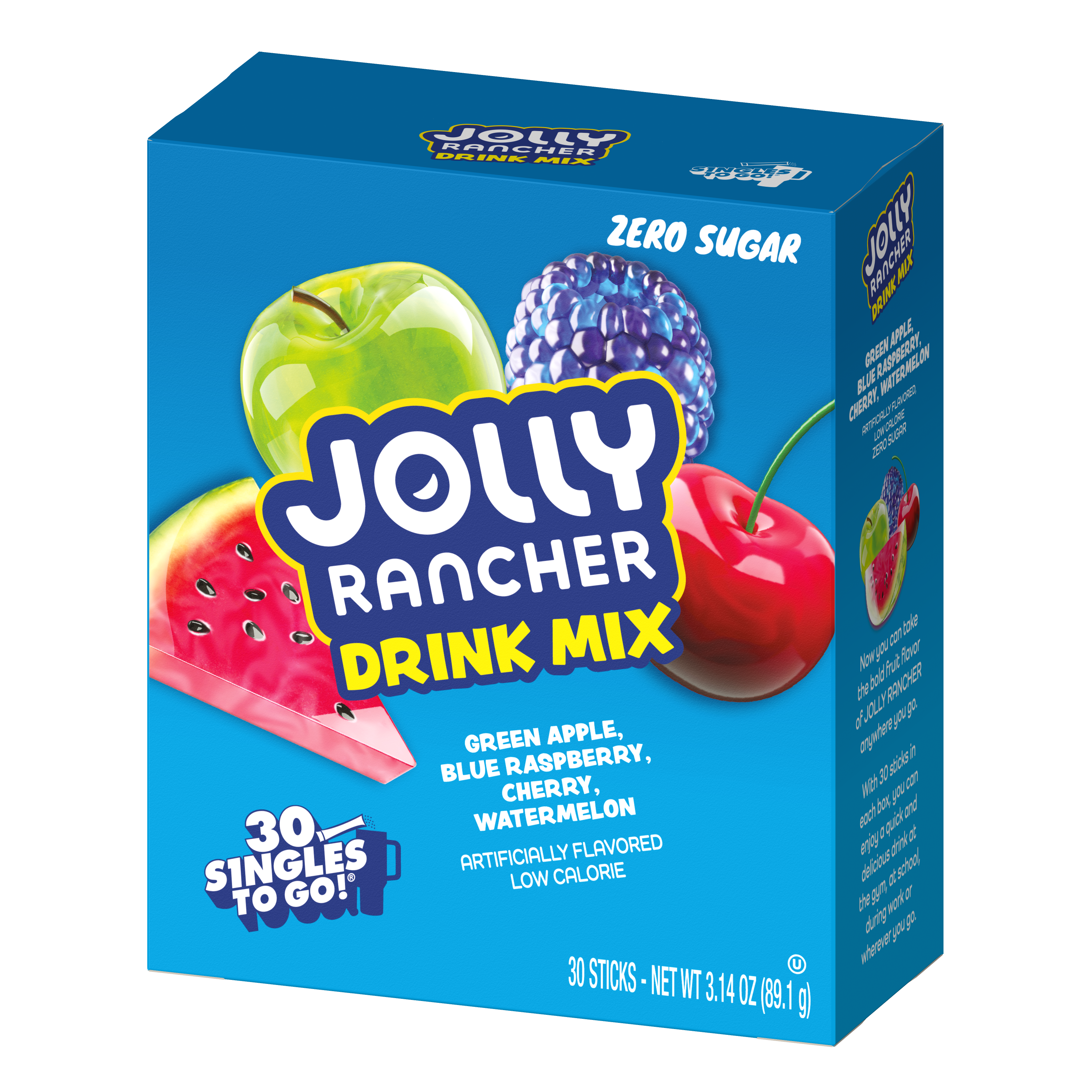 Jolly Rancher Singles To Go Sugar-Free Powdered Water Drink Mix