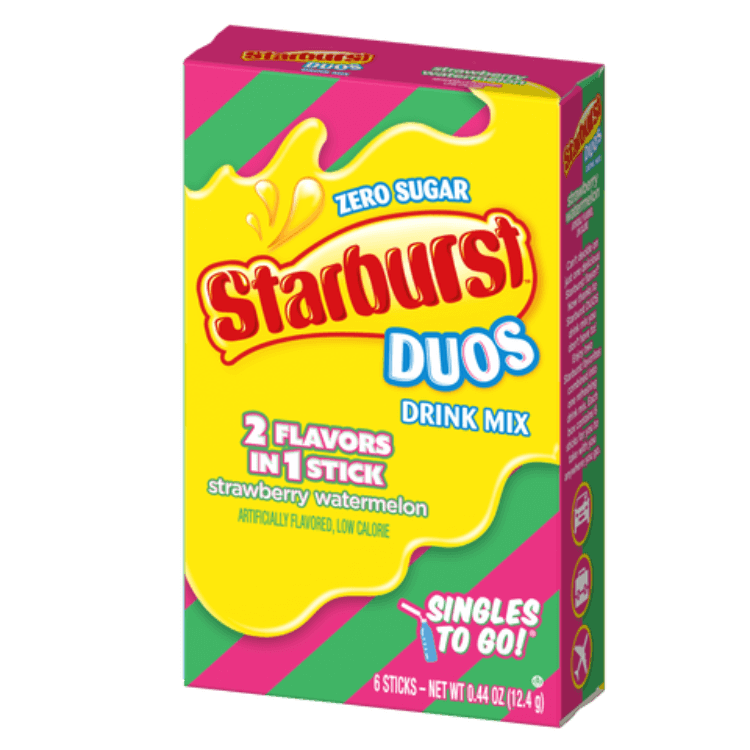 Starburst Duos Strawberry Watermelon, Starburst Strawberry Watermelon, Strawberry Watermelon Drink Mix