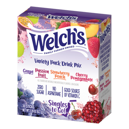 Welch’s Drink Mix Singles to Go Flavors