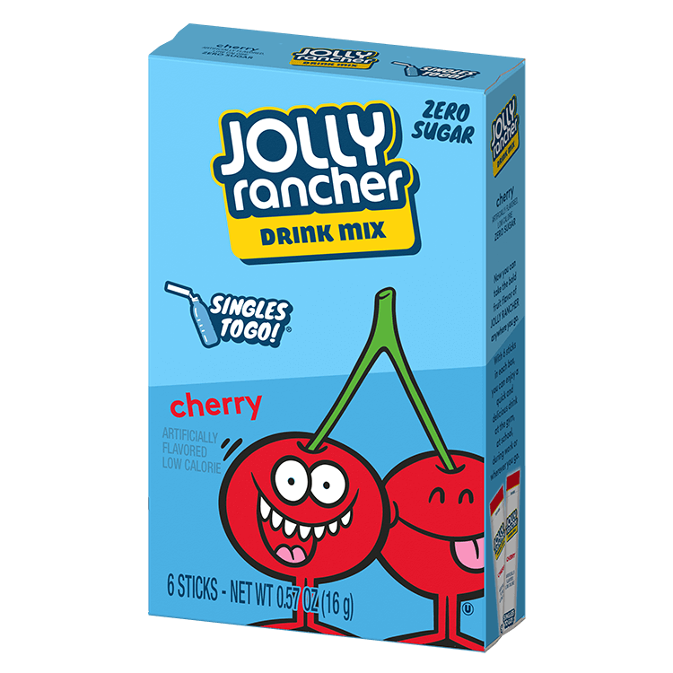 Cherry Jolly Rancher, Cherry Jolly rancher drink mix, Jolly rancher cherry powdered drink mix, cherry jolly rancher drink mix