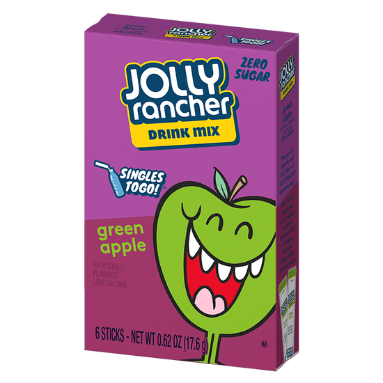 Jolly Rancher Singles To Go Sugar-Free Powdered Water Drink Mix