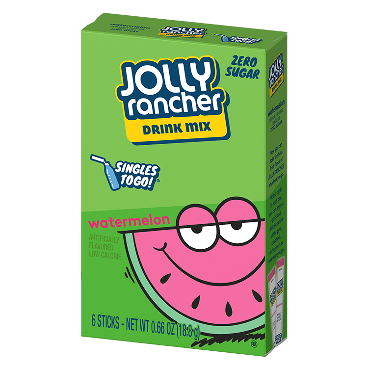 Jolly Rancher Singles To Go Drink Mix, Jolly Rancher Watermelon, Jolly Rancher Watermelon drink