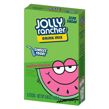 Jolly Rancher Singles To Go Drink Mix, Jolly Rancher Watermelon, Jolly Rancher Watermelon drink