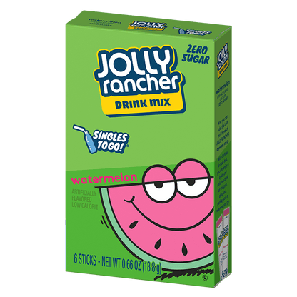 Jolly Rancher Singles To Go Drink Mix, Jolly Rancher Watermelon, Jolly Rancher Watermelon drink