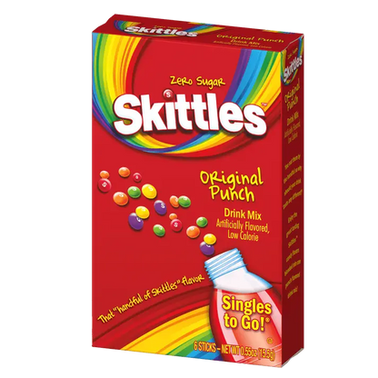 Skittles Original Punch, Skittles Punch, Skittles drink, skittles drink mix, skittles powdered drink mix