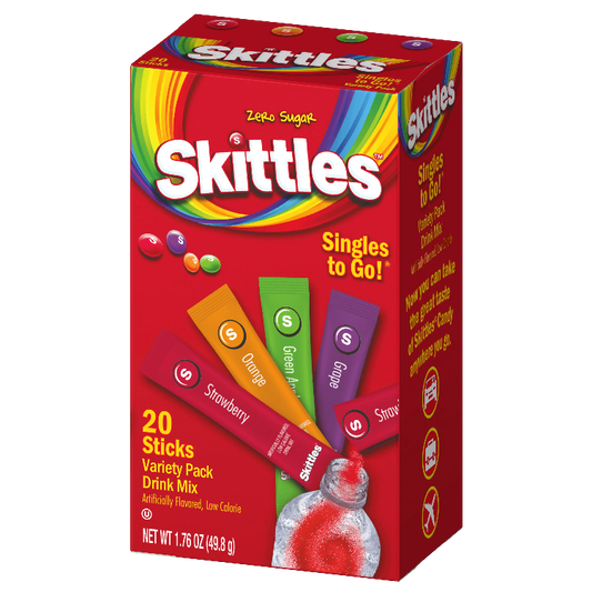 Skittles Singles to Go, Skittles Singles to Go variety pack, Skittles drink mix variety pack