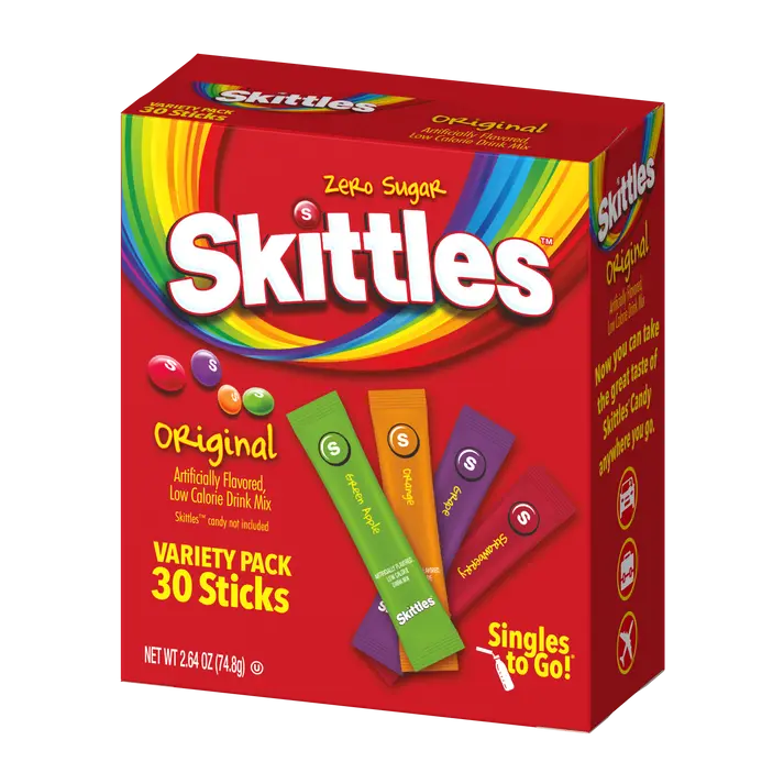 Skittles Singles Go Powdered Drink Mix Flavors, 6 & – Singles To Go