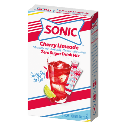 Cherry Limeade from Sonic, Sonic Cherry Limeade Drink, Cherry Limeade Drink Mix Packets, Cherry Limeade Beverage, Best Cherry Limeade, cherry limeade water flavor