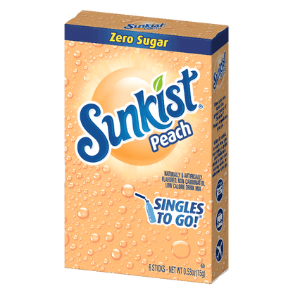 Sunkist Peach, Sunkist Peach Soda, Peach Sunkist, Sunkist Peach drink mix, peach sunkist soda, peach sunkist near me, sunkist peach drink, peach sunkist singles to go, sunkist peach singles to go