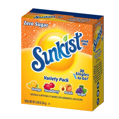 Sunkist singles to go variety pack 40 ct, sunkist singles to go, sunkist variety pack, stg drinks, singles to go drink mix variety pack, sunkist singles to go variety pack, sunkist soda singles to go, sunkist soda drink mix, sunkist soda drink mix variety packs